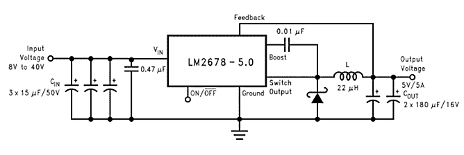 Application Circuit_ Power Supply DC/DC Converter